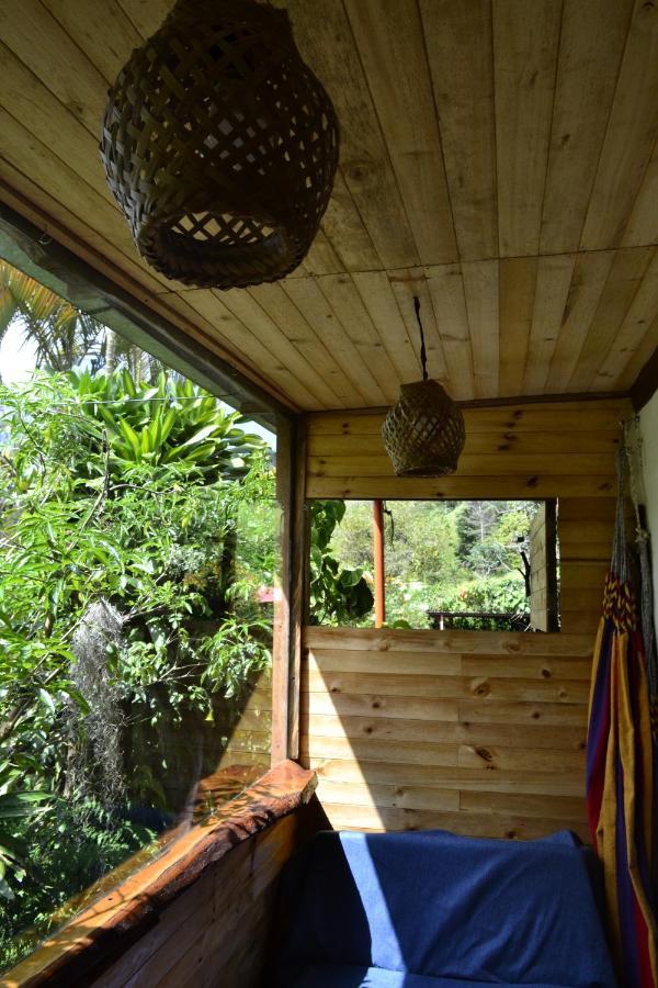 Habitacion Las Bromelias, Pijao, Finca Flora Del Rio Exterior foto